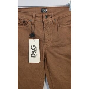 Dolce & Gabbana Ittierre S.P.A Women's Brown Flaired Leg Jeans SIZE 26/40